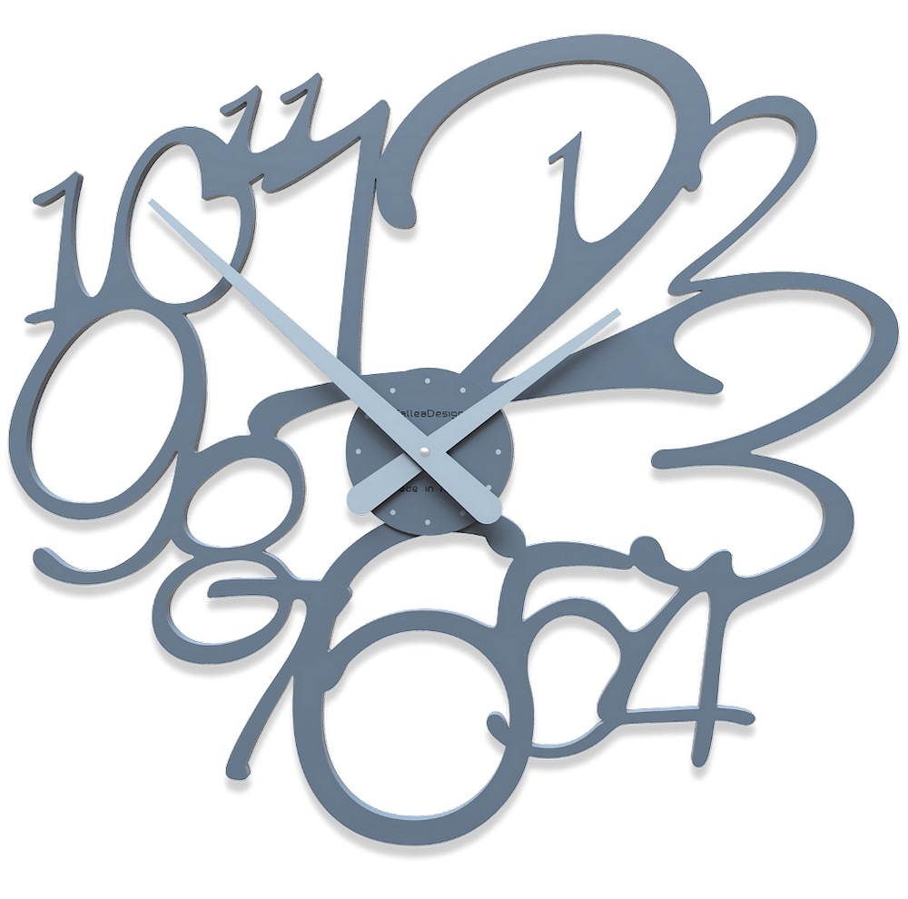  Orologio Frivolo orologio parete fibra legno 51x45 colore Carta da zucchero